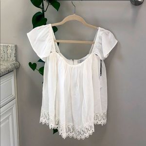 Lovers + Friends Life’s A Beach White Top